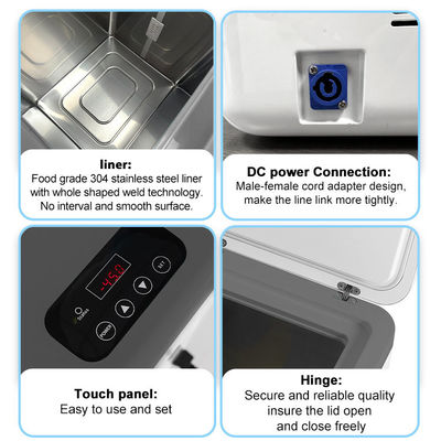 -86C Degree 25L Mini Medical Freezer for Vaccine Transport Portable and High Capacity